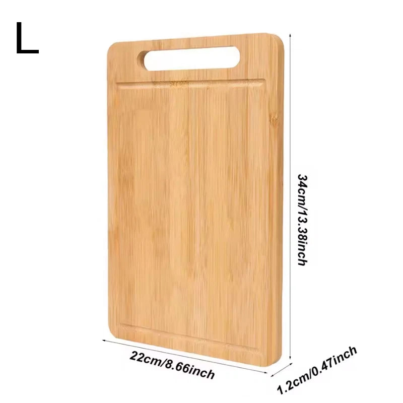 Kitchen wooden chopping boards cutting board double-sided available thick perfect for and dining room - l
