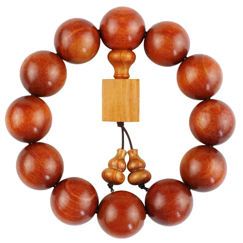 Indonesian blood dragon wood bracelet 2.0 log ice translucent 108 buddha beads couple jewelry gift amulet
