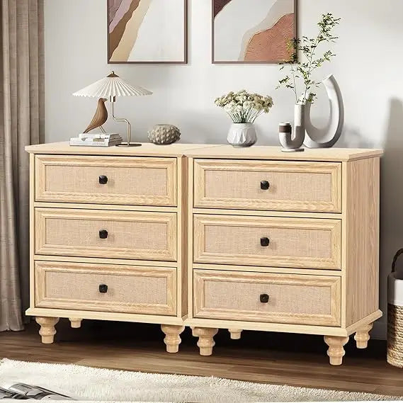 6 drawer dresser for bedroom mid century modern wide wood rustic chest of drawers wooden storage organizer dressers