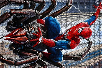 108/200/300/500/1000pcs spider man puzzles gifts wooden high-quality floor puzzle - 1000pieces-f
