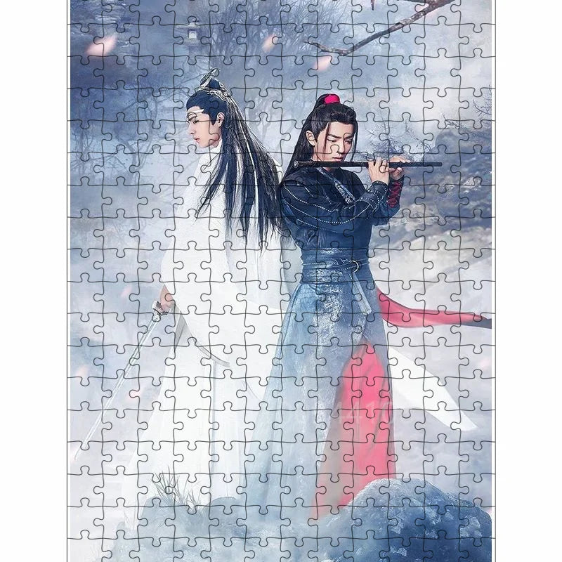 Mo dao zu shi 300/500/1000 pieces puzzle anime characters wei wu xian jigsaw for adults diy decompression game kids