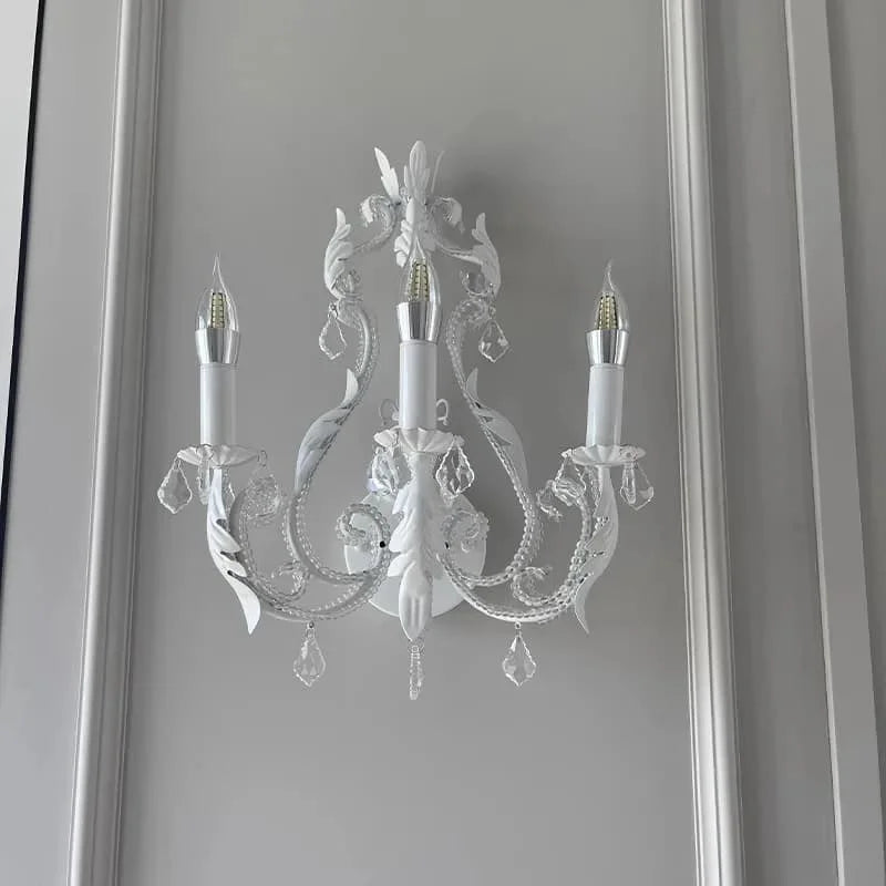 Vintage wood wall lamp for living room antique farmhouse candle sconce bedroom bedside mid century wooden lights