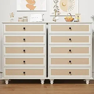 6 drawer dresser for bedroom mid century modern wide wood rustic chest of drawers wooden storage organizer dressers