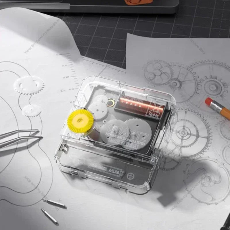 Wooden decoration wall clocks art mural elegant bedroom silent retro minimalist design home decor reloj pared llwc