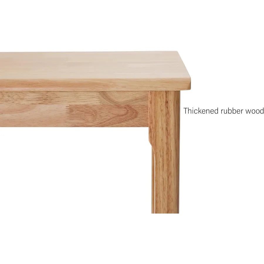 100 solid oak wood bench entryway midcentury end of bed outdoor rustic home decor furniture tural wooden slab - united