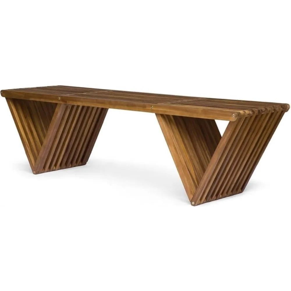 Christopher knight home esme outdoor acacia wood bench teak finish - united states / standard