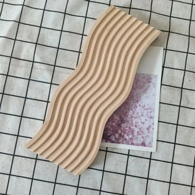 Decorative tray for sweets plates trays to serve food serving wooden plate snack dish fruit dry dessert kitchen home