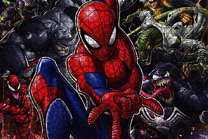 108/200/300/500/1000pcs spider man puzzles gifts wooden high-quality floor puzzle - 1000pieces-d