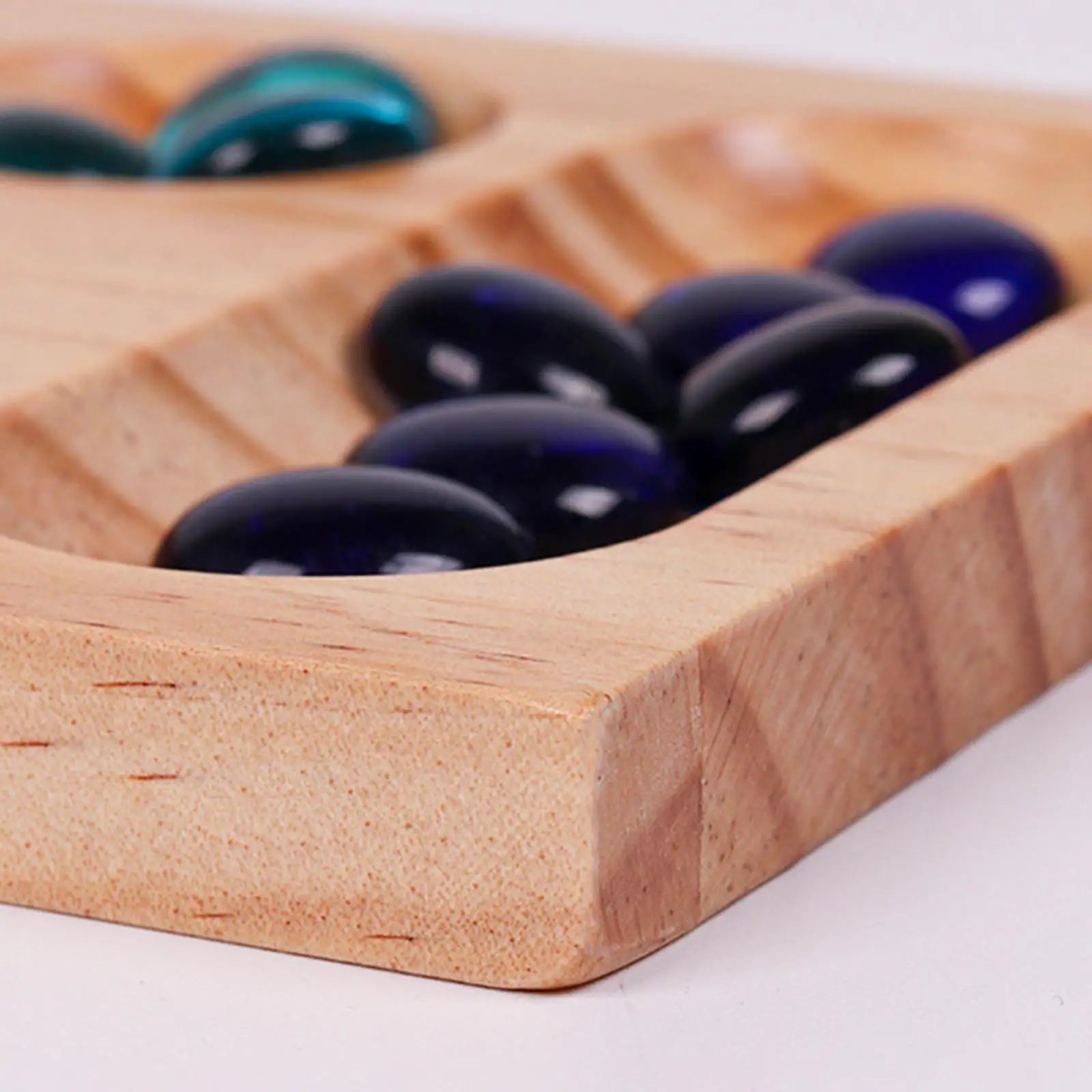 African mancala board game 2 player with 48 stones party strategy