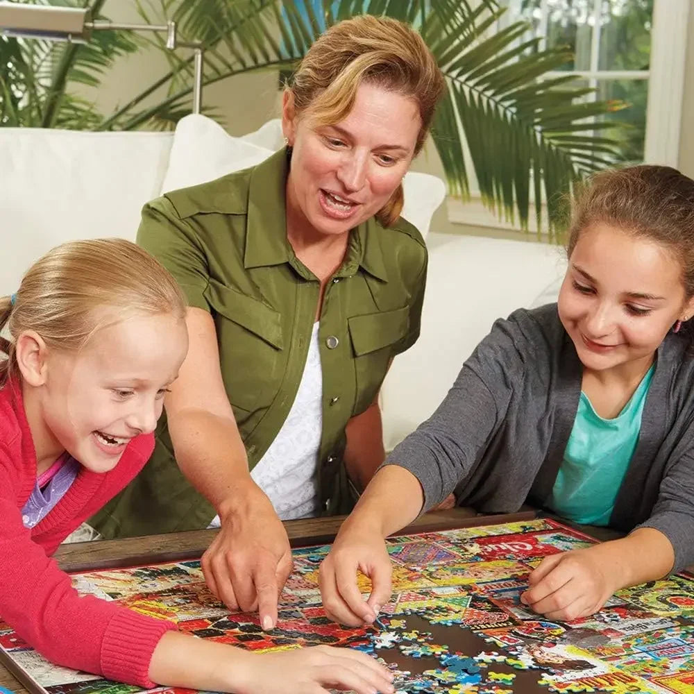 Cabin in the woods wooden puzzle 1000/500/300pcs jigsaw challenging family activity games for gameroom bedroom