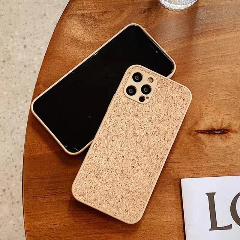 Retro genuine wooden pattern heat dissipation phone case for iphone 16 15 14 13 12 11 pro max plus full shockproof hard