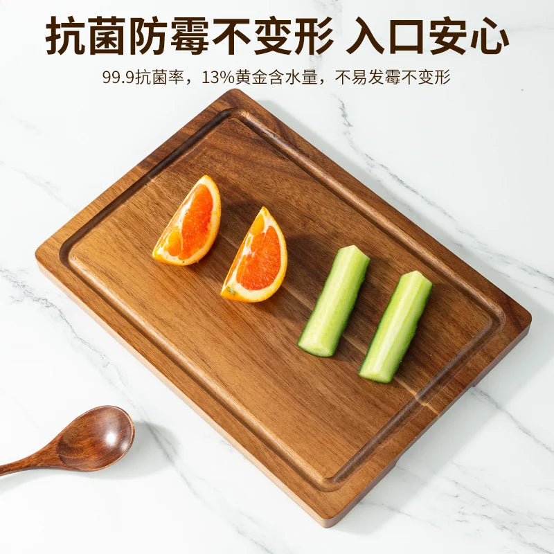 Wooden cutting boards chopping blocks beech walnut cheese board butcher block meat for kitchen tools