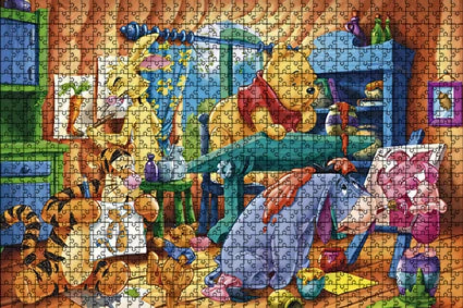108/200/300/500/1000 pieces disney winnie the pood jigsaw puzzles for adults toys gifts wooden high-quality floor