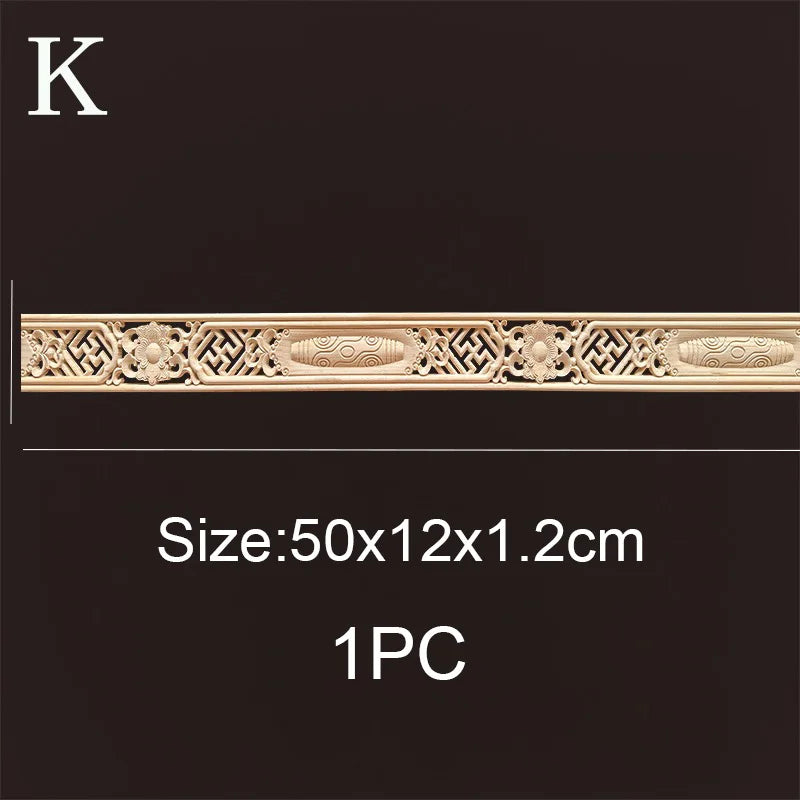 Decorative wood molding wood carved corner onlay applique frame cabinet home decor figurines wall art furniture