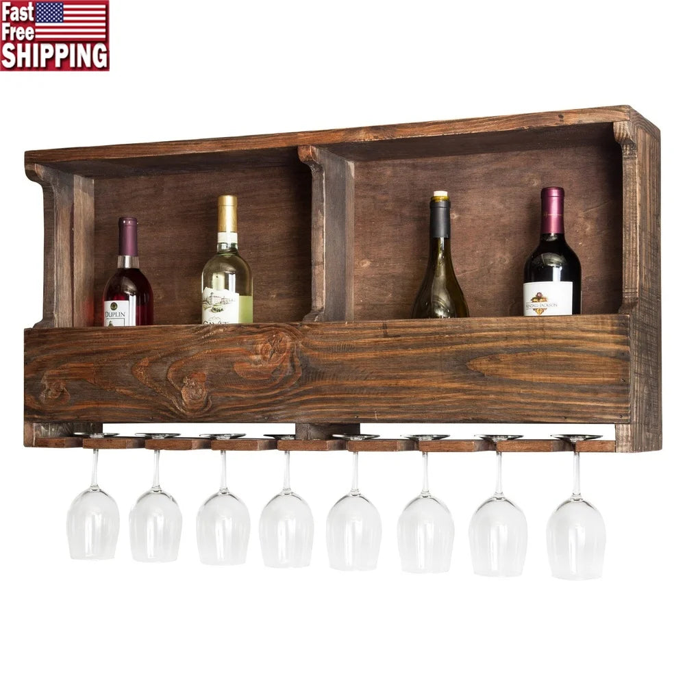 wall-mounted-reclaimed-wood-wine-rack-space-saving-storage-holds-8-bottles-8-glasses-rustic-modern-design-home-decor