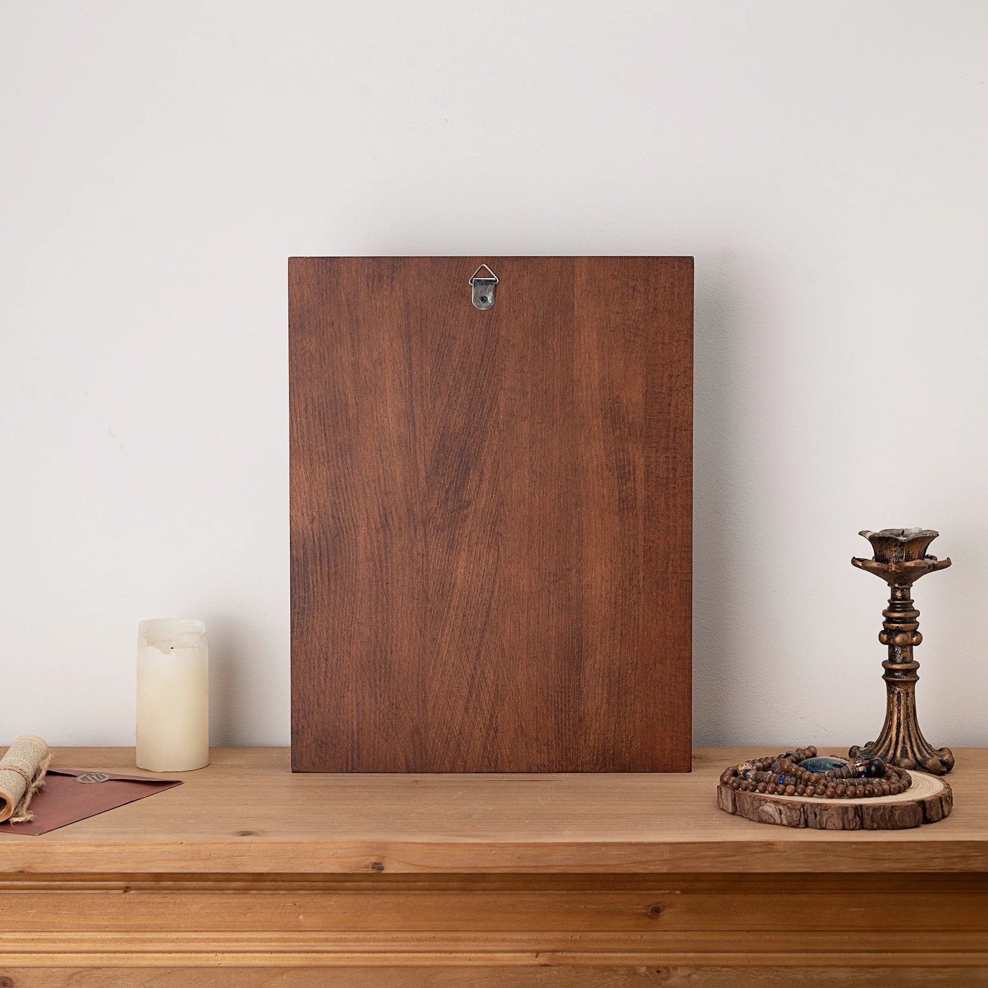 Archangel michael square wooden icon guardian angel statue religious home church wall decor christian artwork