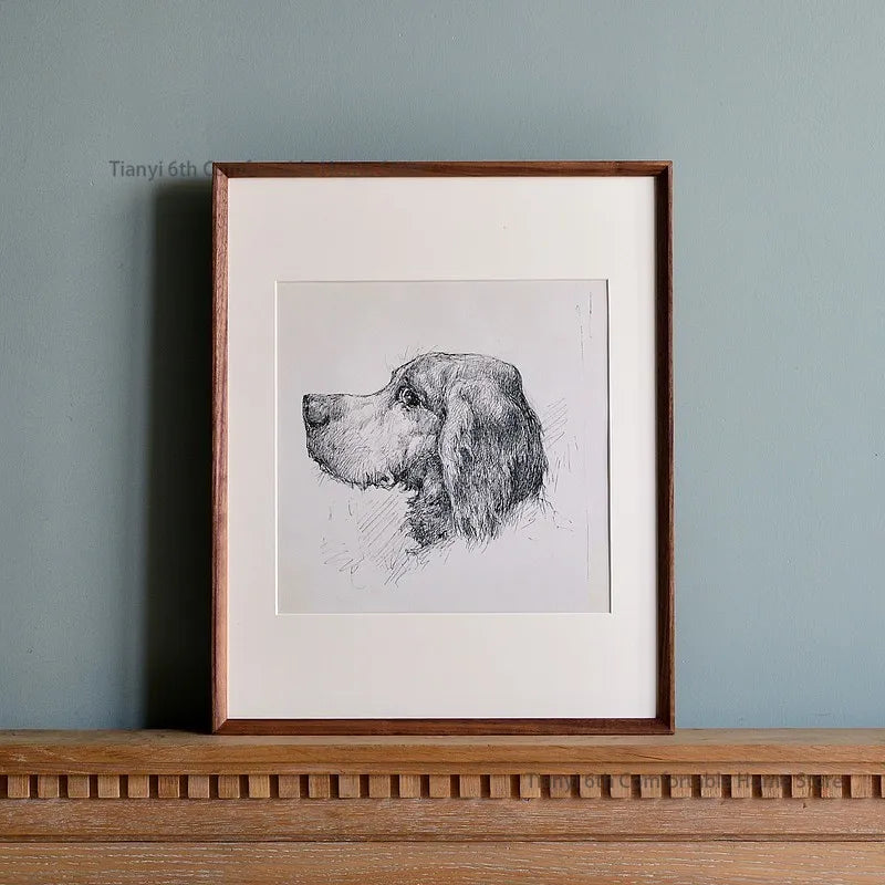 Japanese solid wood photo frame nordic originality simple design kids art living room show home decor porta retrato fypf