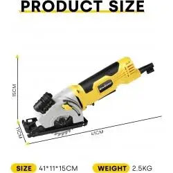 Brushless electric circular saw lithium battery powered handheld miter power tools for dewalt - united states / black