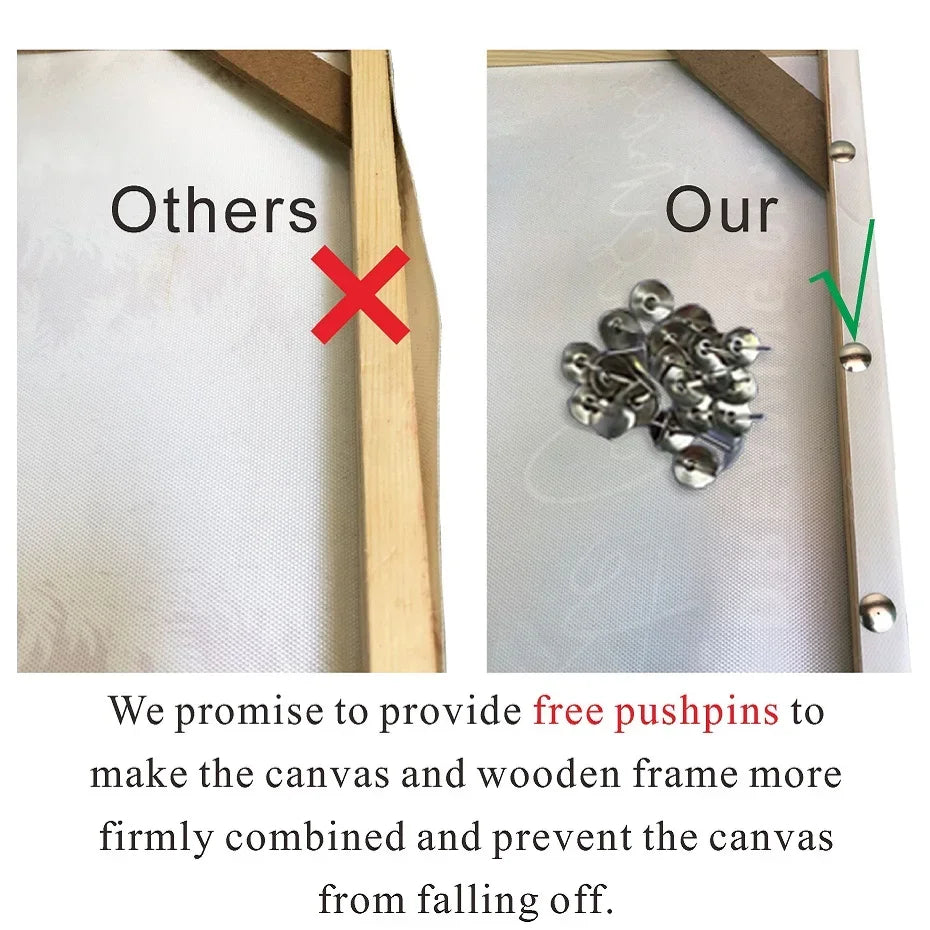 65x95cm wooden frame for 70x100cm canvas prints diamond painting kit picture and poster wood bars wall home decor