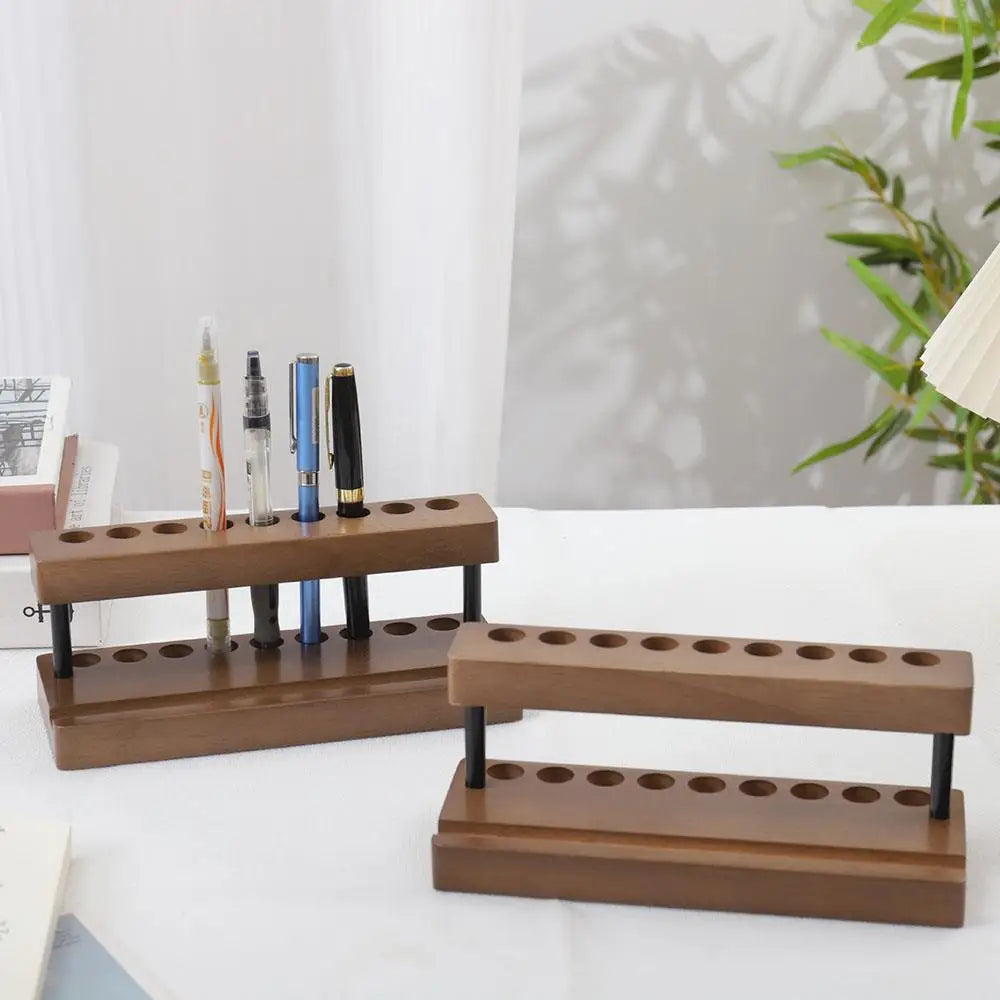 1pc-walnut-wood-pen-holder-desk-organizer-phone-stand-storage-retro-wooden-pen-holder-desk-stationery-pen-storage-phone-holder