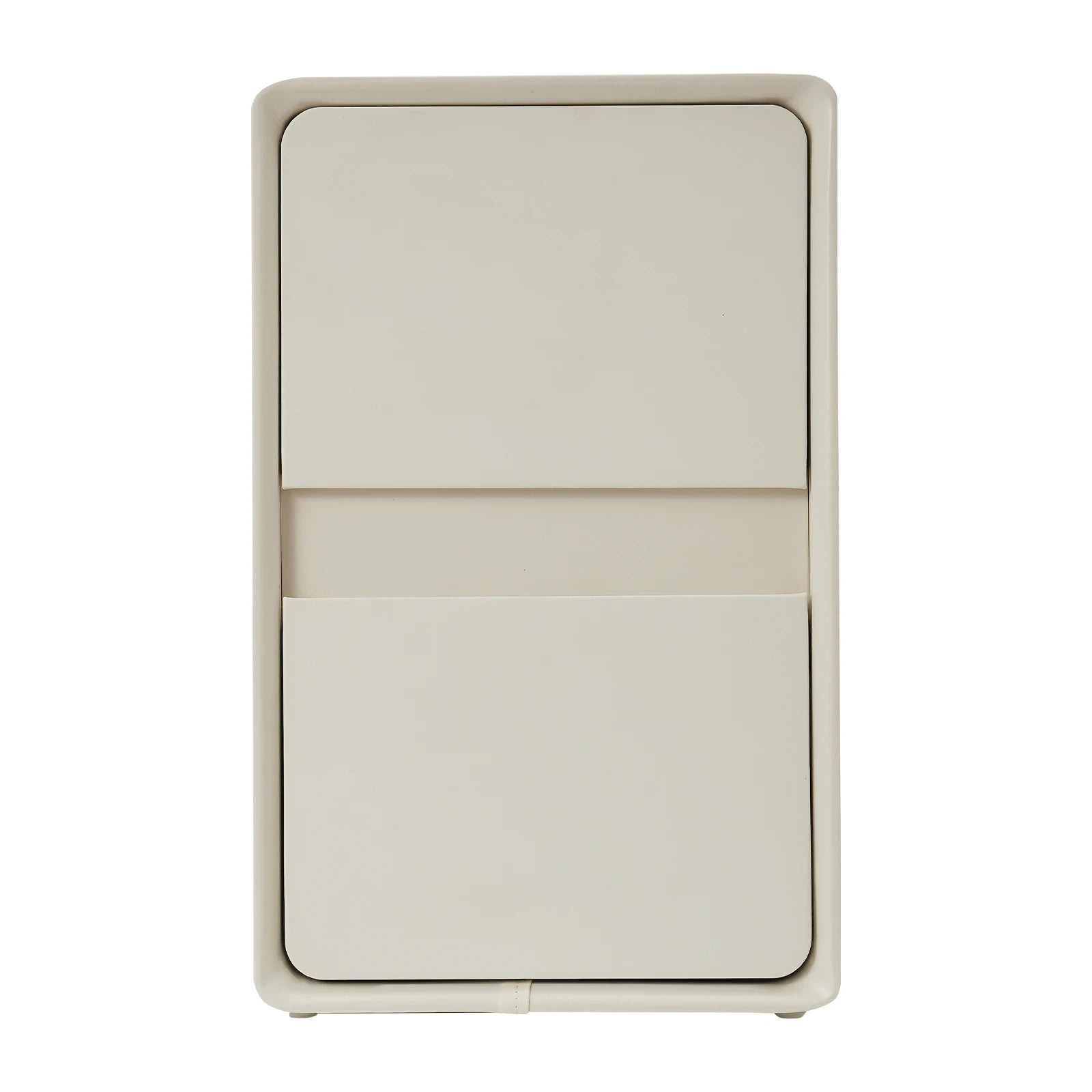 2 drawers narrow nightstand bedside table with modern couch sofa side storage cabinet for bedroom living room home decor