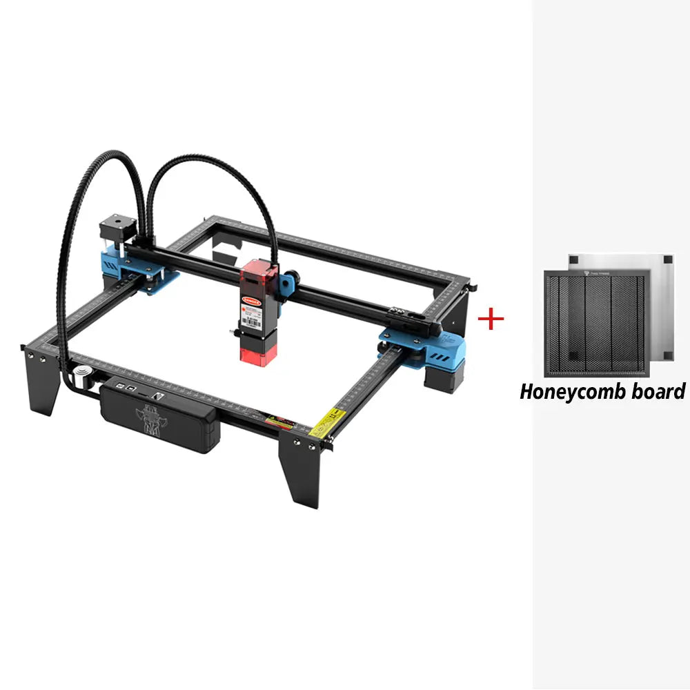 Twotrees tts-10 pro laser engraver stainless steel engraving machine diy woodwork cutting 445±5nm blue light cnc - set