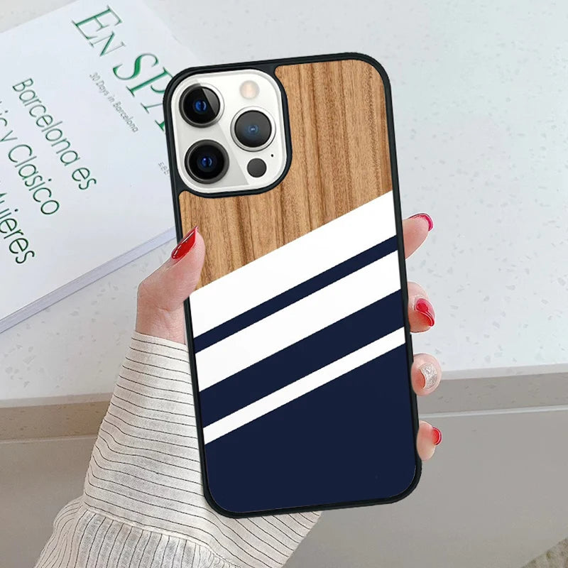 Bamboo wooden animals phone case for iphone 17 air 15 16 16e 14 13 pro max coque 12 11 plus fundas cover - 5