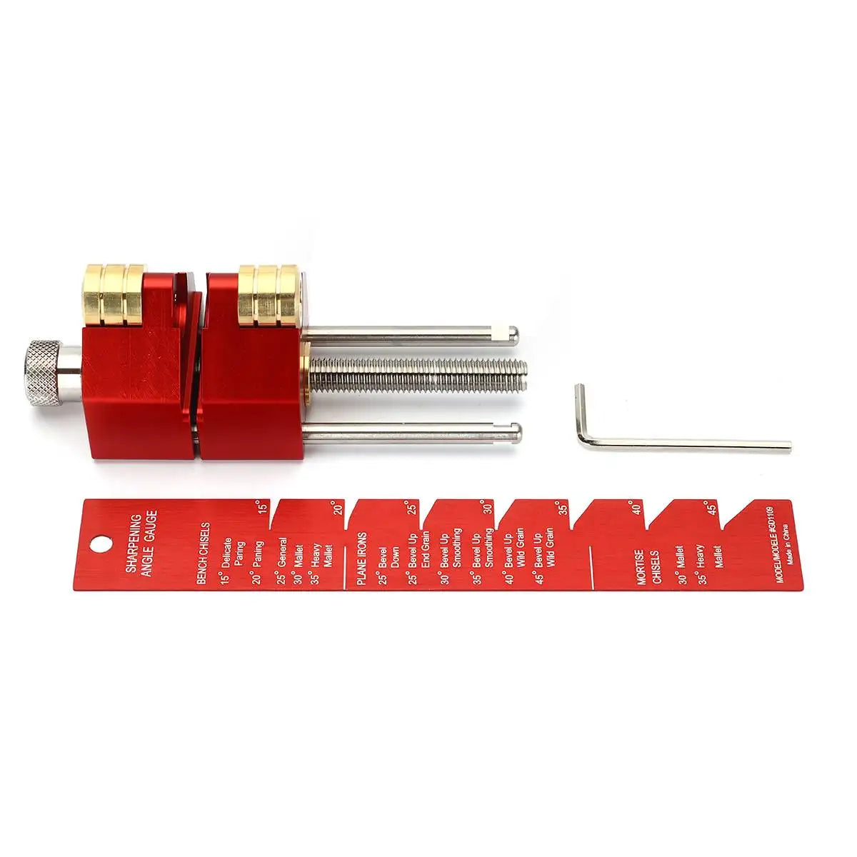 Mohoo gd1109 sharpening system two types honing guide holder angle fixture gauge for woodworking chisel - type