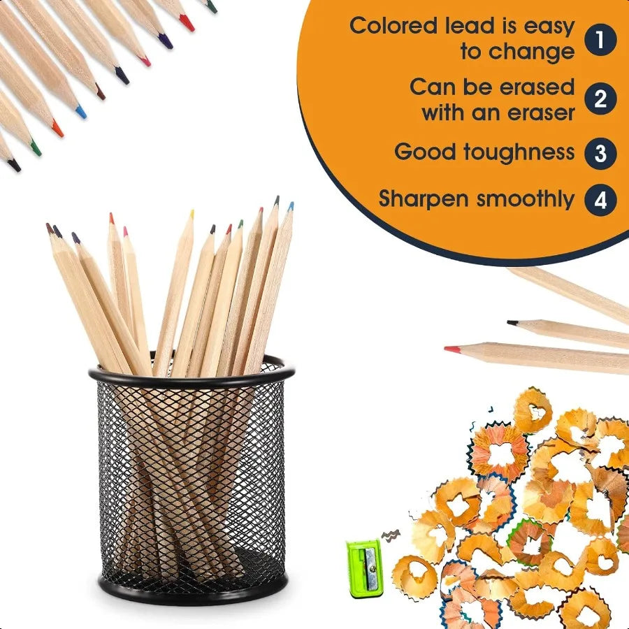 30 box 10 drawing colored pencils bulk for 12 colors 7 inch pre sharpened classroom school coloring art dra - united
