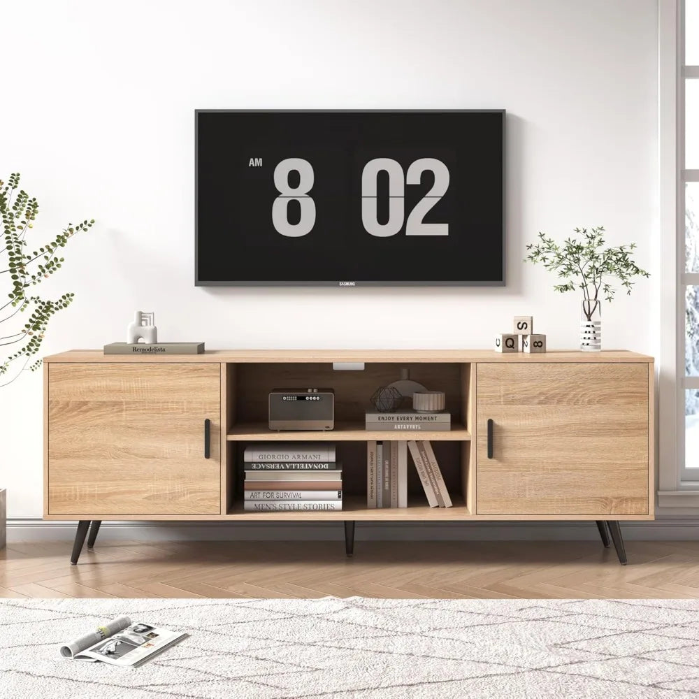 mid-century-modern-tv-stand-70-for-75-tv-wood-with-storage-entertainment-center-for-living-room-bedroom