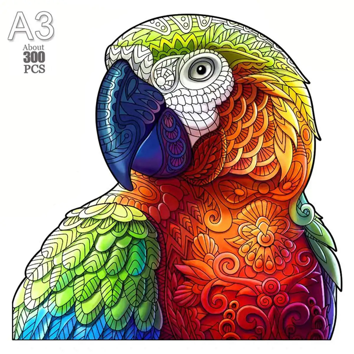 Lovely cat wood jigsaws creative games brain twister holiday gifts wooden animal puzzle kids adults high-quality diy