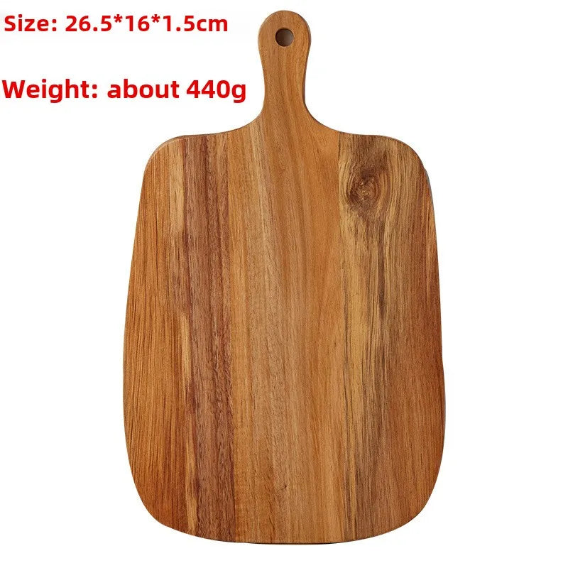 Acacia walnut cutting board wood cheese cheese steak outdoor camping portable fruit