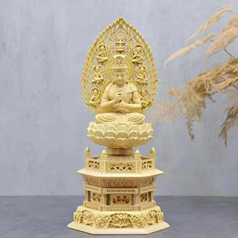 huangyang-wood-carved-buddha-statue-fengshui-home-office-crafts-sitting-lotus-sculpture-decoration-1pc