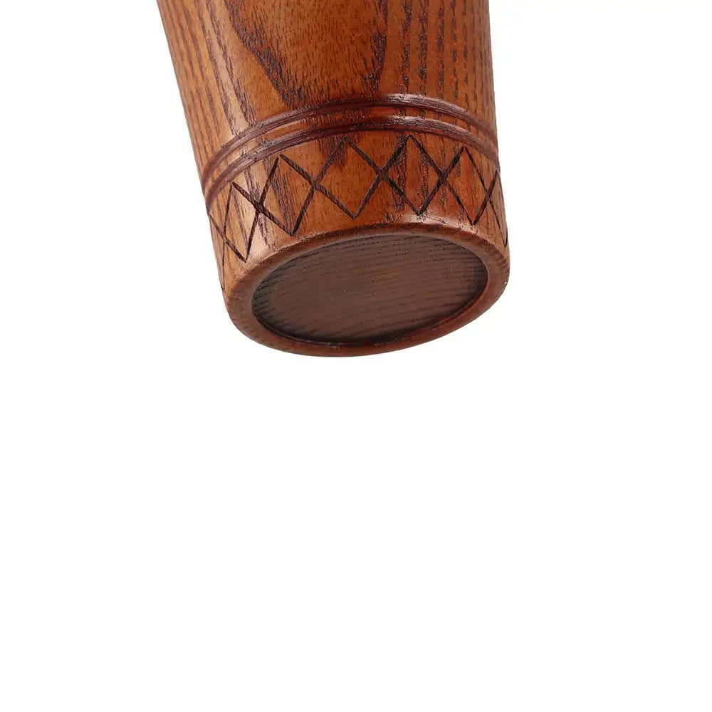 Durable anti-scalding japanese style wooden mugs handmade retro tea cups anti fall coffee milk