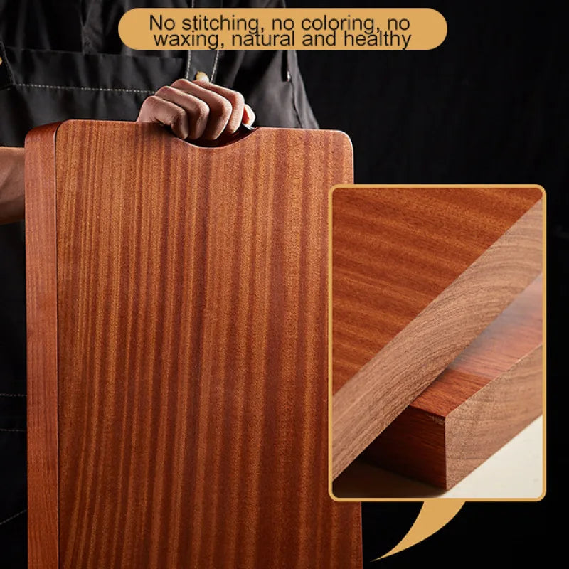 Household wholewood kitchen cutting board does not crack and antibacterial mildew-proof log paint-free ebony chopping