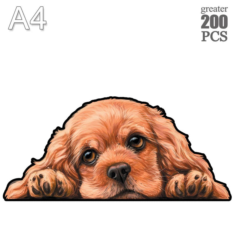 Diy wood jigsaw for kids adult yinyang tree elephant wooden animal puzzle high quality hippopotamus puzzles brain