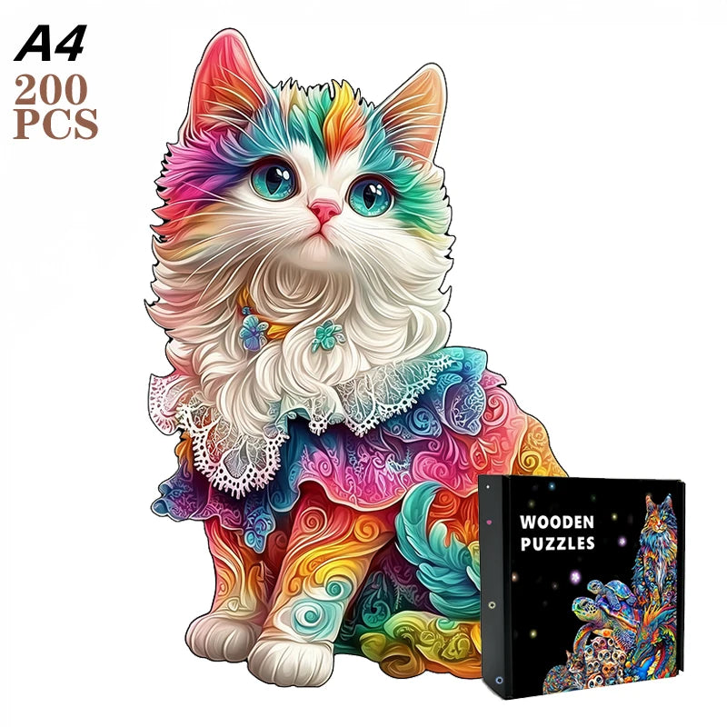 3d train forest wooden jigsaw puzzle for adult and kids 300pcs high challenge educational gift interactive games