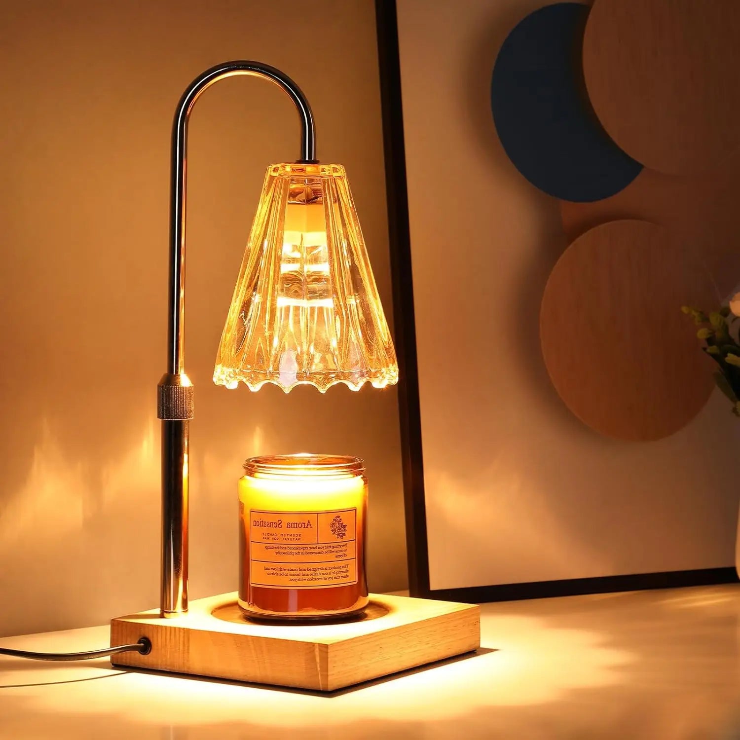 Lightess candle warmer lamp electric with timer & dimmer height adjustable 2 bulbs - united states