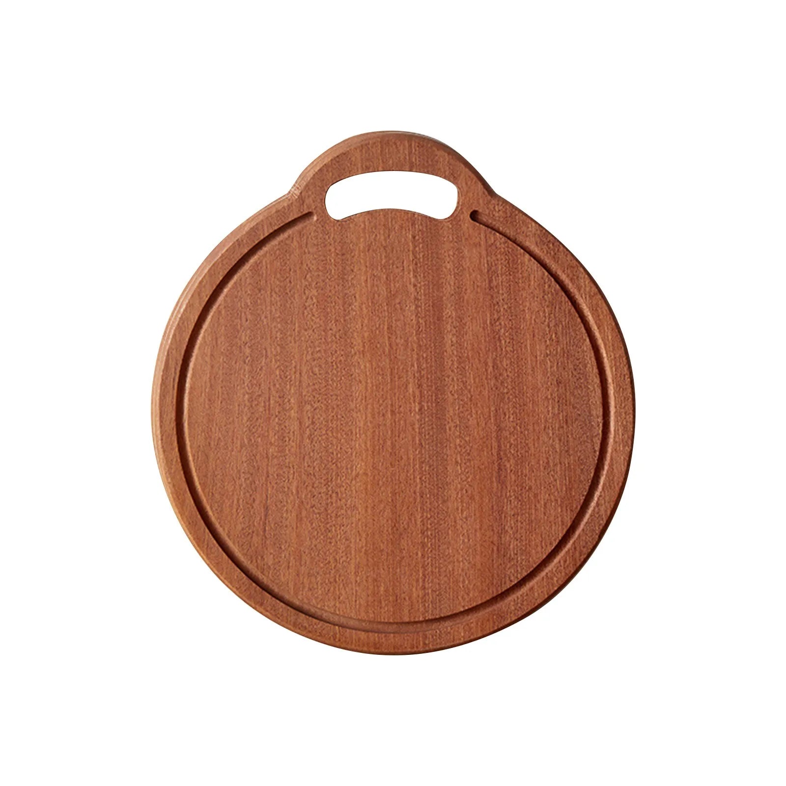 Ebony wood cutting blocks whole fruit bread board solid steak multifunctional tray kitchen accessories - g / one size