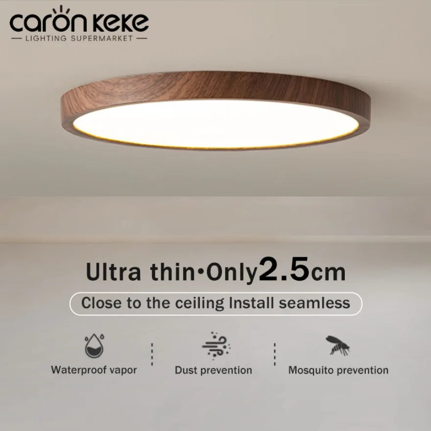 modern-led-ceiling-light-circular-ultrathin-wood-grain-walnut-decorative-light-bedroom-dining-room-living-room-indoor-home-light
