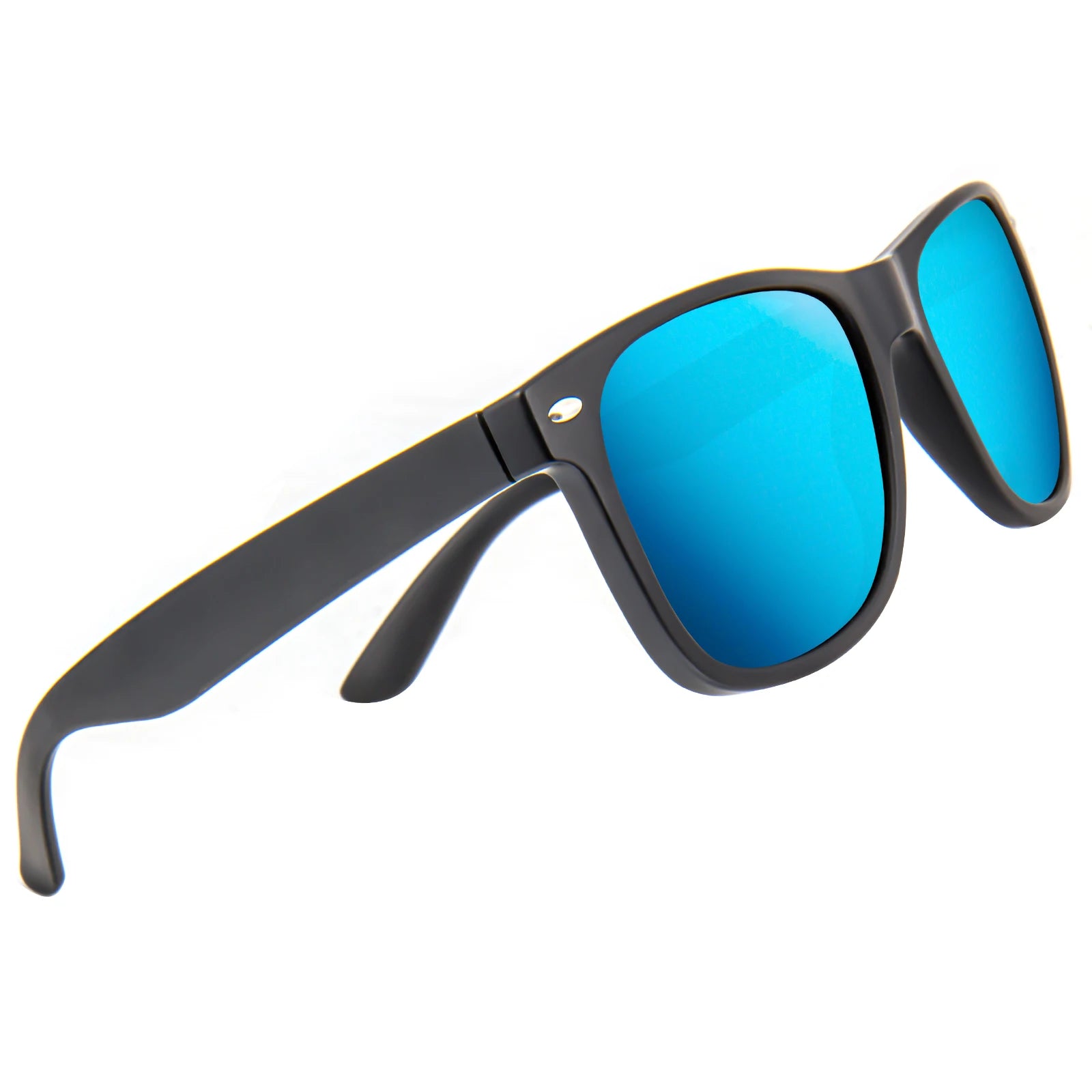 Juli polarized sunglasses for big heads men&women,uv 400 protection wood grain frame 8809