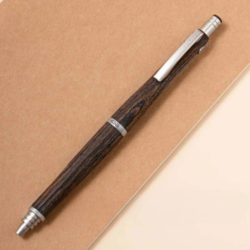 New pilot s20 hippo wooden barrel ballpoint pen high-end business use 0.7mm black medium oil refill japan stationery