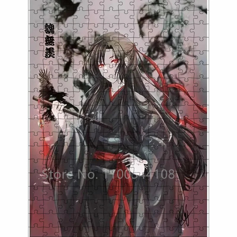 Mo dao zu shi 300/500/1000 pieces puzzle anime characters wei wu xian jigsaw for adults diy decompression game kids