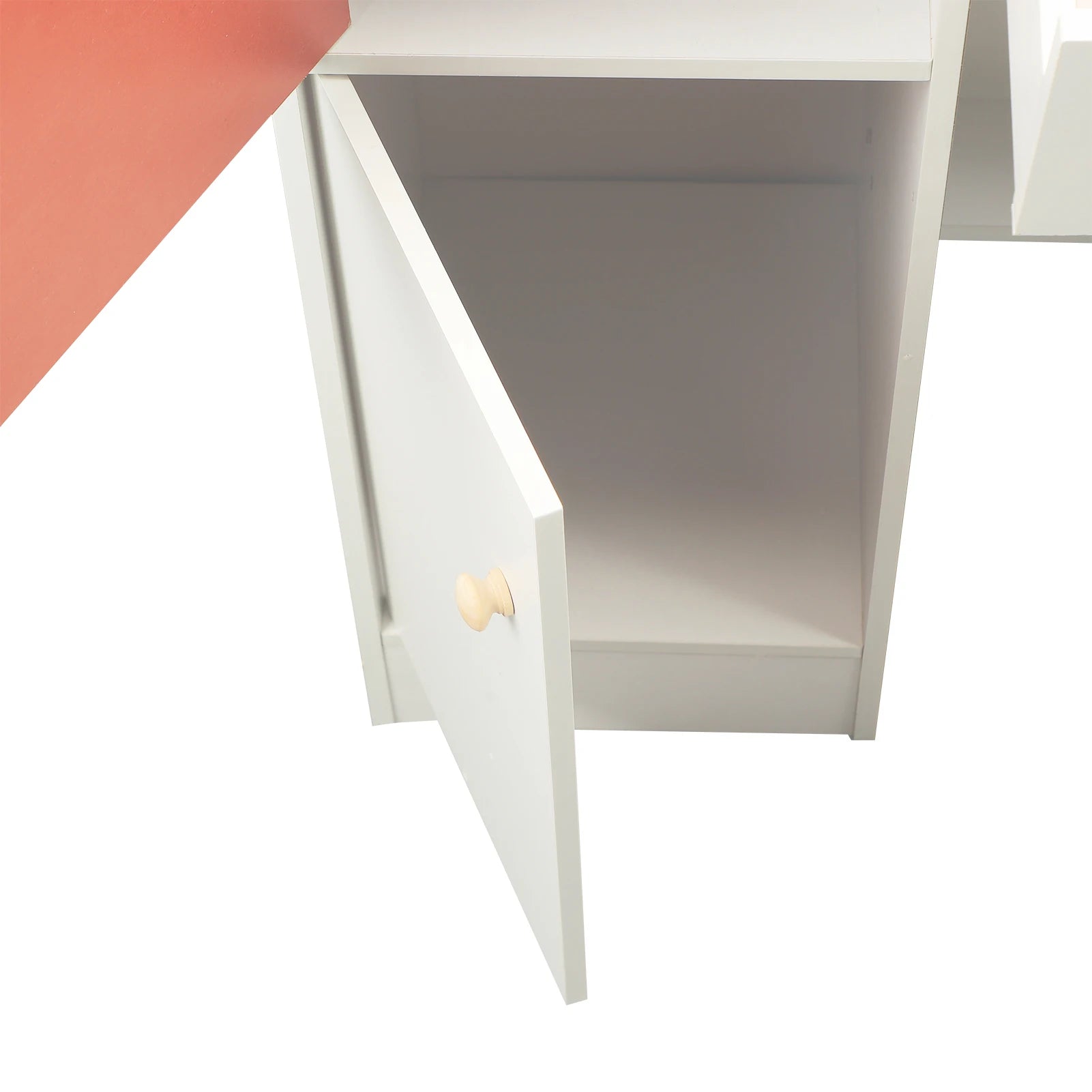 Makeup vanity desk stable practical multifunction stylish multiple shelves dressing table with lighted mirror