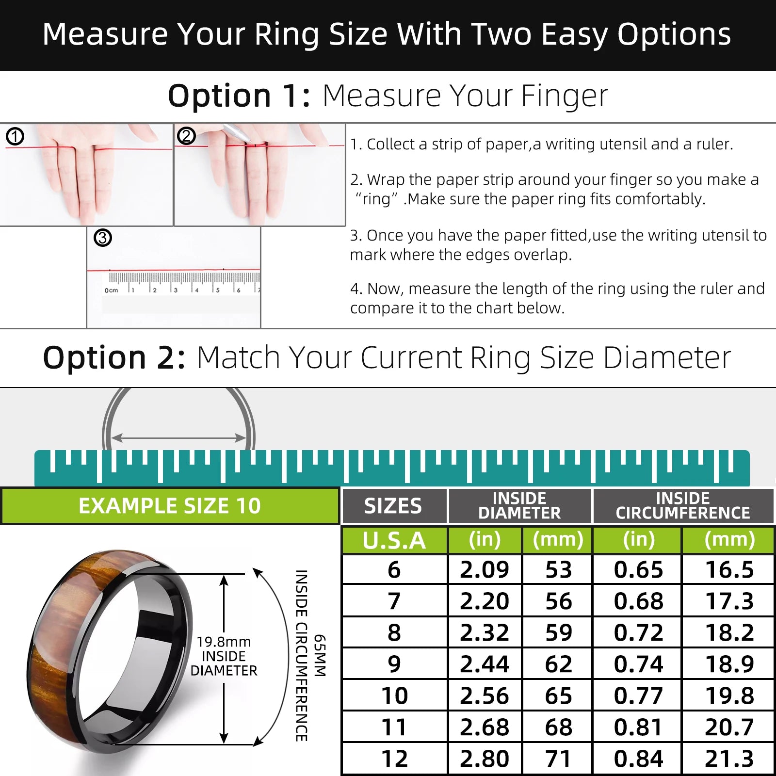 T5577 chip epoxy wood grain ceramic rewritable 125khz rfid smart finger ring for clone tk4100 or em4100 keycards