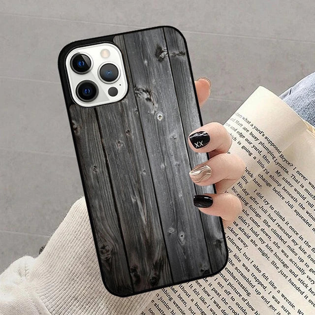 Wood nature pattern phone case for iphone 17 air 16 16e 15 plus apple 13 11 12 14 pro max cover coque fundas shell