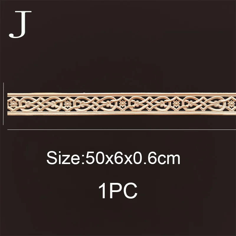 Decorative wood molding wood carved corner onlay applique frame cabinet home decor figurines wall art furniture