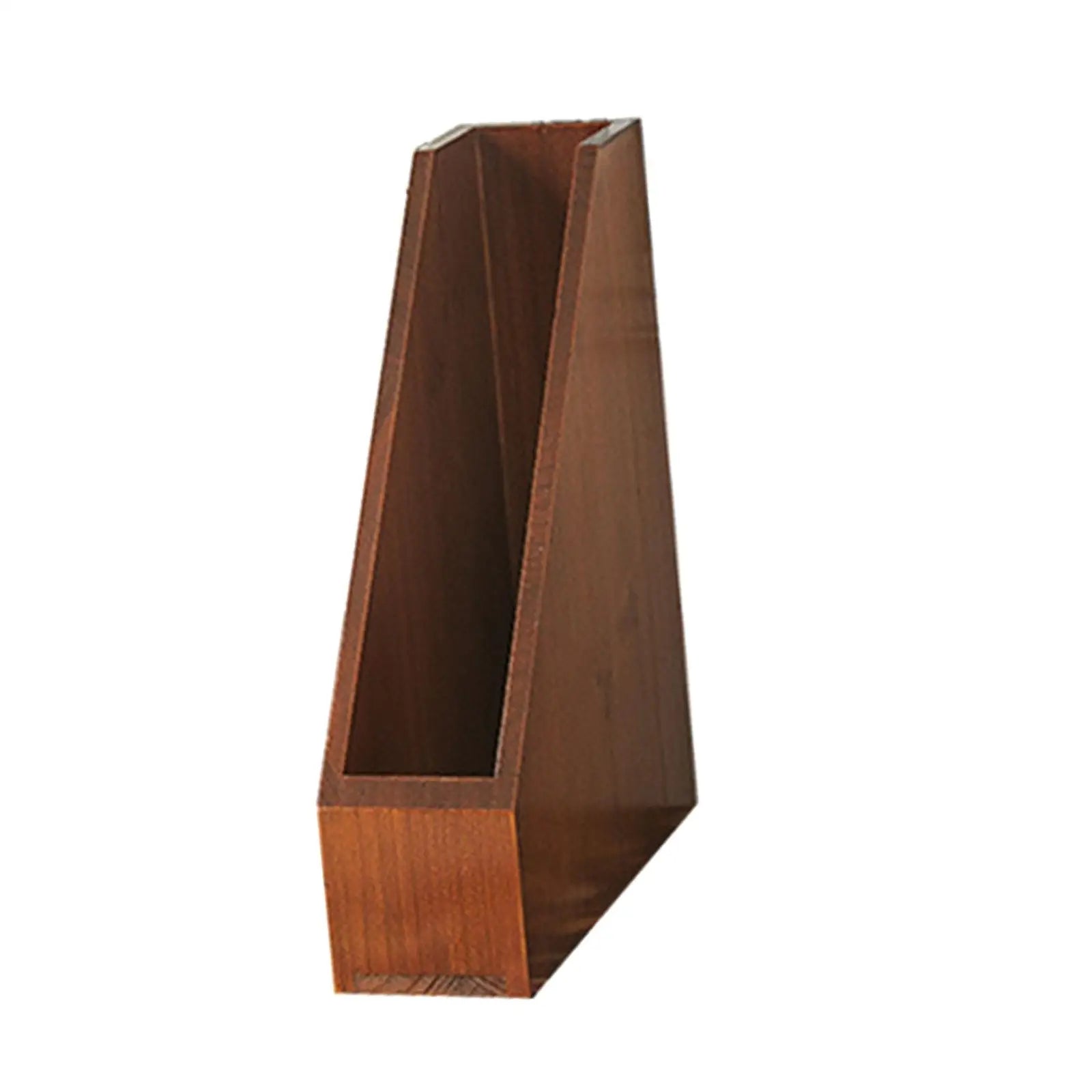 Office desk vintage wooden organizer rustic sturdy retro portable rack stationery box for countertop drawer school