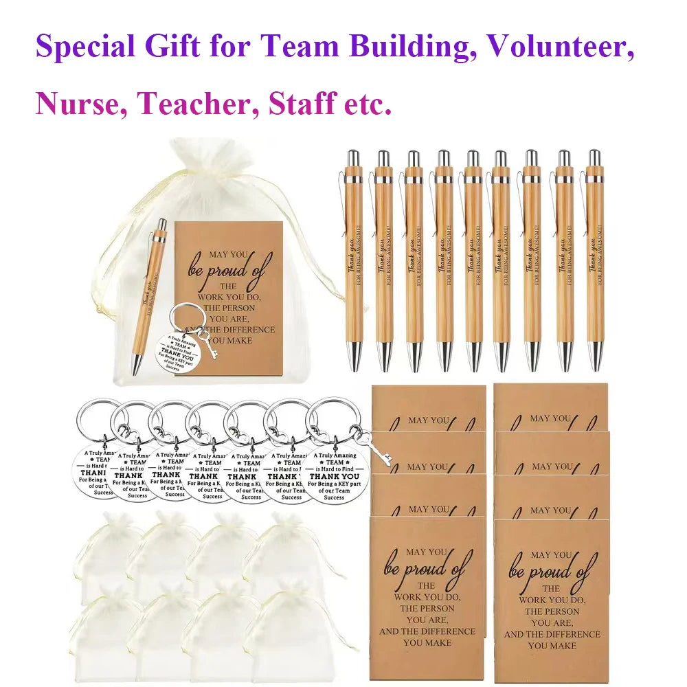 wooden-ballpoint-pen-with-notebook-keychain-unique-design-small-gifts-for-teachers-employees-friend-birthday-party-gift-pens