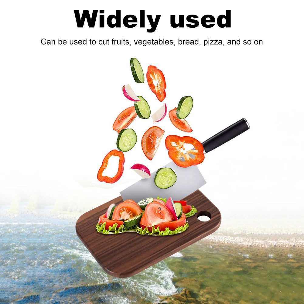 Bento box cutting board lightweight portable plate with hole reusable multipurpose camping cooking supplies